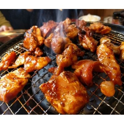 鶏肉総重量2kg!【かしわ焼肉セット】
