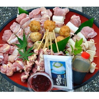 焼鳥20本&かしわ焼肉800gセット