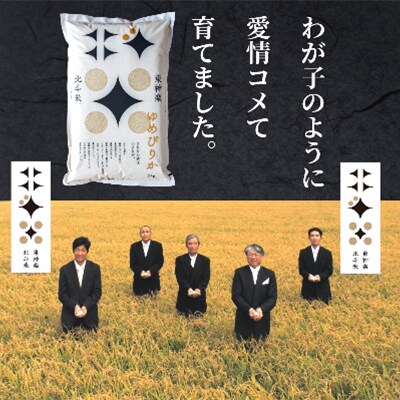 【毎月定期便】【軽く洗うだけでOK】ゆめぴりか　5kg全12回