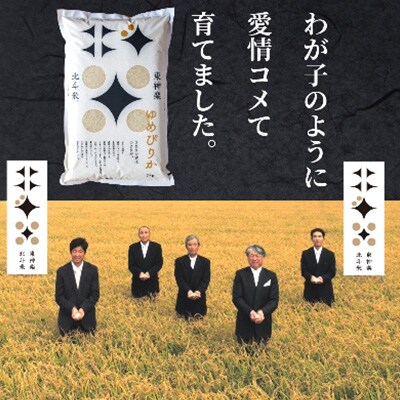 2023年3月発送開始『定期便』【軽く洗うだけでOK】ゆめぴりか 10kg(5kg×2袋)全2回