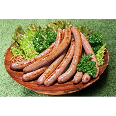 【山中湖ハム】豚肉と塩、ハーブ香辛料だけで作った無添加ソーセージ800g