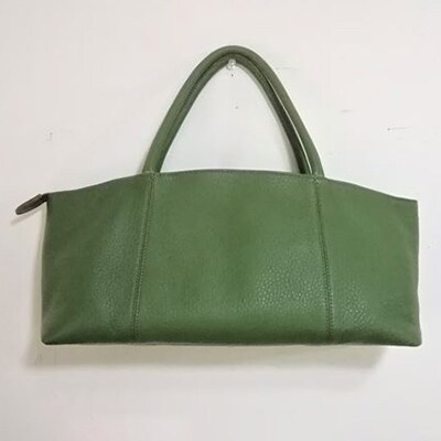 鞄工房 香 横長レザートートバック グリーン お礼品詳細 ふるさと納税なら さとふる