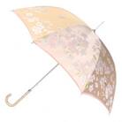 槙田商店【晴雨兼用】長傘 ”絵おり”  桜:ベージュ