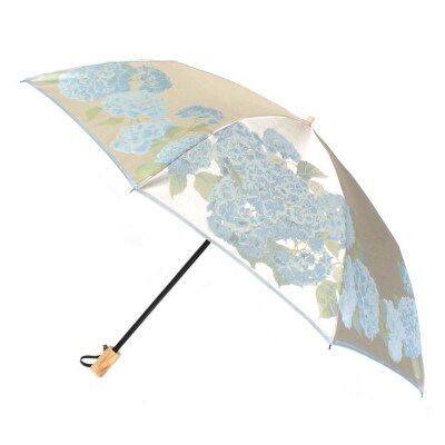 槙田商店【晴雨兼用折りたたみ傘】”絵おり” 紫陽花