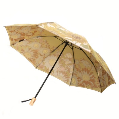 槙田商店【晴雨兼用折りたたみ傘】”絵おり” 向日葵
