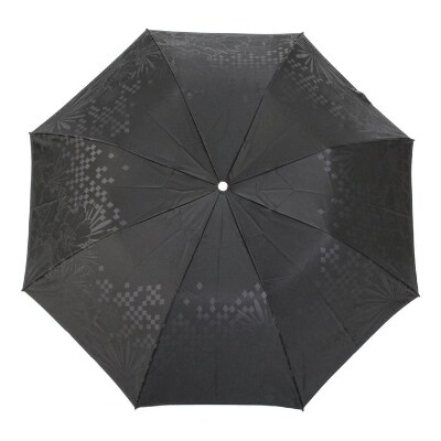 槙田商店【紳士晴雨兼用】折りたたみ傘 monotone 花