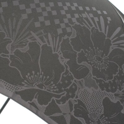 槙田商店【紳士晴雨兼用】折りたたみ傘 monotone 花