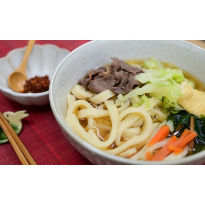 【湖桜製麺】河口湖 生麺セット(吉田のうどん2食×2、ほうとう2食×2 )