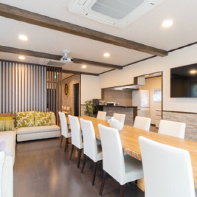 【ほとりのテラスBan】休前日4名!ほとりのテラス1棟貸し切り　*1泊2日朝食付き