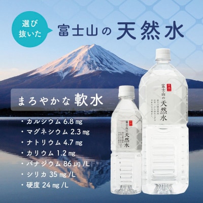 【毎月定期便】富士山の天然水 2L×6本全3回