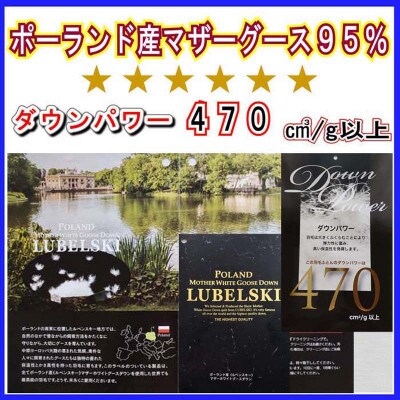 訳アリ 羽毛布団 立体キルト シングル【ポーランド産マザーグース95%】【ダウンパワー470】