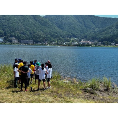 自然豊かな河口湖でバスフィッシング体験チケット　1名様