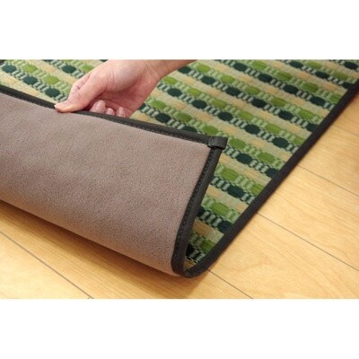 お手入れフリーキッチンマット裏貼り(43×180)(グリーン)AA013
