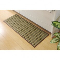 お手入れフリーキッチンマット裏貼り(60×240)(ブラウン)AA035