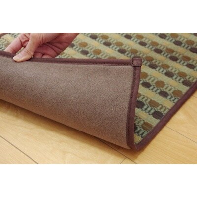 お手入れフリーキッチンマット裏貼り(43×240)(ブラウン) AA024