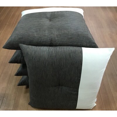 日本製座布団リーネ5枚組(55×59)(ブラウン) AA232