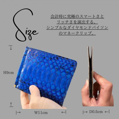 サンキョウショウカイ 三京商会 ダイヤモンドパイソンレザー