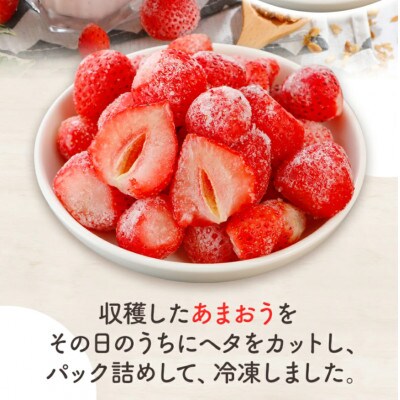 冷凍あまおう スムージー専用150g×12パック　CD03
