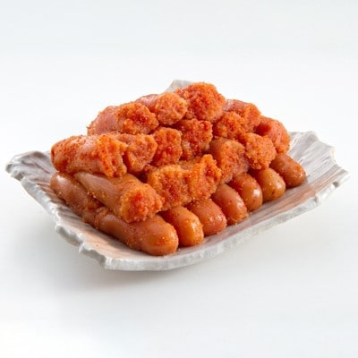博多の味本舗　辛子明太子切れ子1kg(6仕切付) (大木町)CU003
