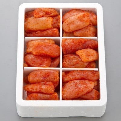 博多の味本舗　辛子明太子切れ子1kg(6仕切付) (大木町)CU003