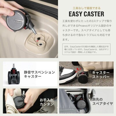 スーツケース Proevo TWO-TONE 10003G セレストブルー AY348