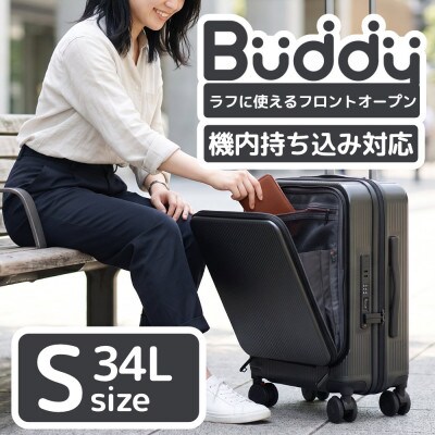 スーツケース 機内持ち込み Provo Buddy 10020E ガンメタリック AY305