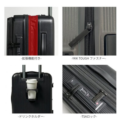 スーツケース 機内持ち込み Provo Buddy 10020E ガンメタリック AY305