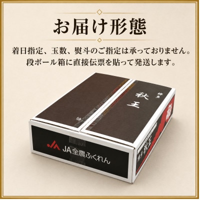 【2026年10月下旬～11月発送】秋王 計約3.5kg