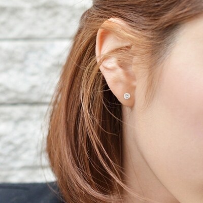 Dカラー♡Pt900 ダイヤモンドピアス スタッドピアス 0.467ct♡ダイヤピアス