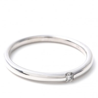 K10WG 0.05CT ダイヤモンドリング R3621DI #9 | お礼品詳細 | ふるさと