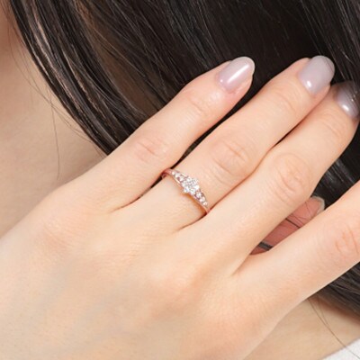 K18PG ダイヤモンド リング 0.20CT#13 R3784DI-R | お礼品詳細