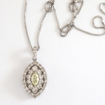 甲府市発 プラチナ ダイヤモンド ペンダント 0.5ct [WP-3127PT] | お