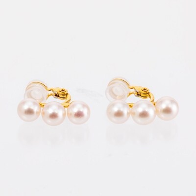 【ジュエリー】【宝石のまち甲府市】K18 perle/ペルル イヤリング