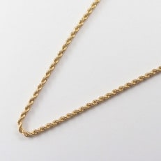 【ジュエリー】【宝石のまち甲府市】K18 rope/ロープ チェーン | ふるさと納税のお礼品