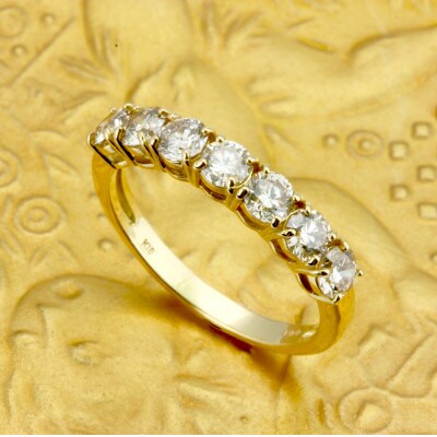 K18 ブラウンダイヤモンド1.00ct サイズ11号(1点)ハーフエタニティリング