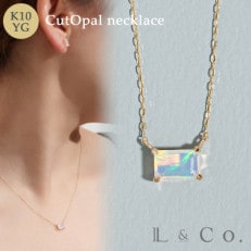 【L&Co.】K10 カットオパールネックレス(63-8099) | ふるさと納税のお礼品
