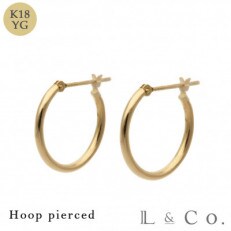 【L&Co.】K18 フープピアス(95-8089) | ふるさと納税のお礼品