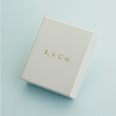 【L&Co.】K10WG チェーンネックレス(63-7872)