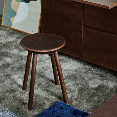 【浜本工芸】オーク無垢　7508スツール[SH44]　ダイニングテーブル用