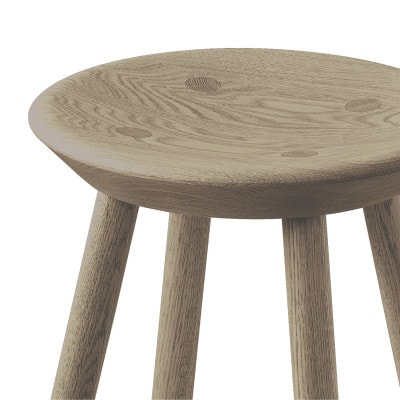 【浜本工芸】オーク無垢　7505スツール[SH44]　ダイニングテーブル用