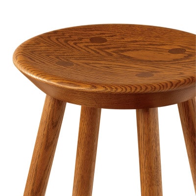 【浜本工芸】オーク無垢　7500スツール[SH44]　ダイニングテーブル用