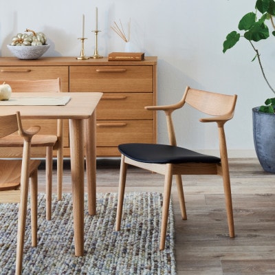 【浜本工芸】オーク無垢　ハンギングチェア　DA-7004　ショートアーム　No.3028