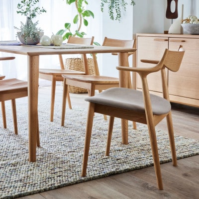 【浜本工芸】オーク無垢　ハンギングチェア　DA-7004　ショートアーム　デイトナ108