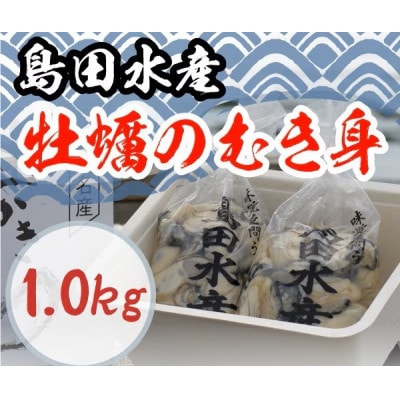 島田水産 産生かき むき身牡蠣 加熱用 500g×2パック
