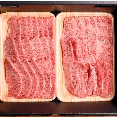 おおいた和牛食べ比べセット(上カルビ&上ロース)【合計600g】