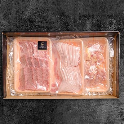 おおいた和牛・大分県産豚・おおいた冠地どり3種盛【合計750g】