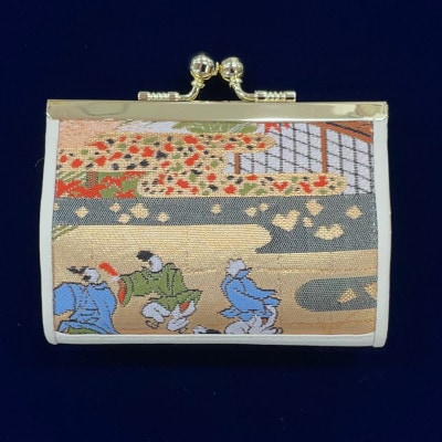 仕立屋甚五郎オリジナル　平安絵巻がま口財布(小)