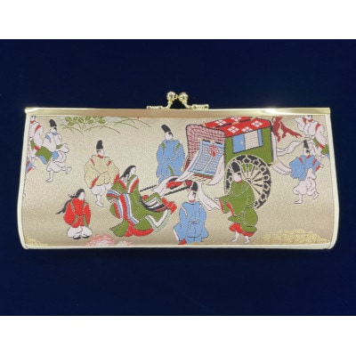 仕立屋甚五郎オリジナル　平安絵巻がま口財布(大)