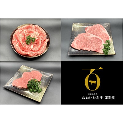 2023年6月発送開始『定期便』D【ホテルクオリティ】おおいた和牛高級部位食べ比べセット全3回