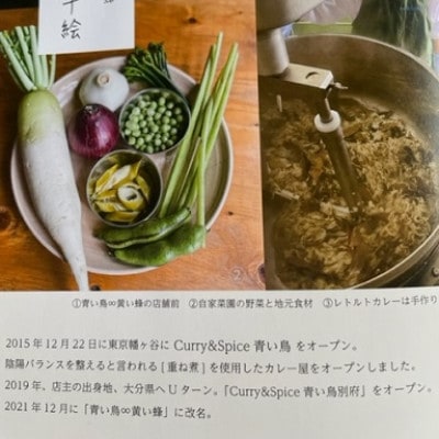 別府の温泉水で作ったヒオウギ貝の重ね煮カレー　3個セット